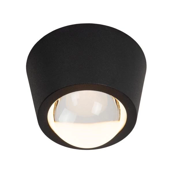 Lucide RIGON - Plafonnière - Ø 9 cm - LED - 1x6W 3000K - Zwart - detail 2